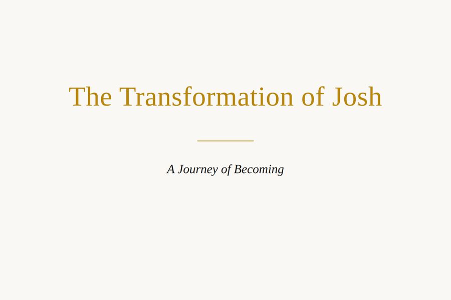 Cover page of a Self-Transformation Journey document